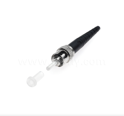 ST-glasvezelconnector – Bajonet Twist-Lock, laag invoegverlies, multimode/singlemode-compatibel