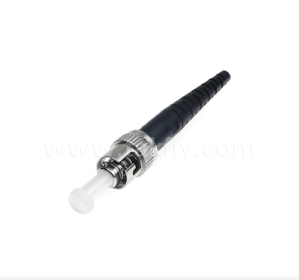 ST-glasvezelconnector – Bajonet Twist-Lock, laag invoegverlies, multimode/singlemode-compatibel