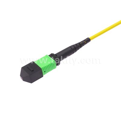MPO/MTP Patchcord Fanout Uniboot LC Singlemode Breakout Glasvezelkabel voor Data Center Kabelen AI Telecom
