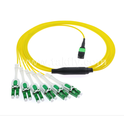 MPO/MTP-LC Uniboot Breakout Patch Cord    Dual LC in One Boot, Polariteit omkeerbaar, ruimtebesparend ontwerp