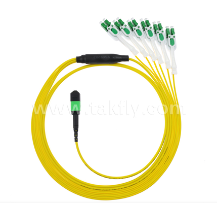 MPO/MTP-LC Uniboot Breakout Patch Cord    Dual LC in One Boot, Polariteit omkeerbaar, ruimtebesparend ontwerp