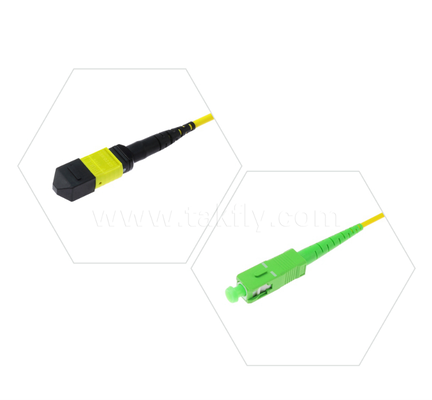 1×8 MPO/MTP to SC/APC PLC Splitter – Single-mode, Low Insertion Loss, High-Density Optical Distribution for Data Centers