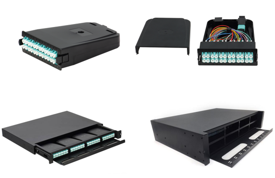 FTTH High-Density MPO/MTP Cassette Management Fiber Optic Patch Panel Slidable Type.