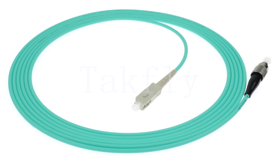 SC tot FC-optische vezelpatchcord   Hybride interconnect, enkelmodus/multimodus, aanpasbare lengtes