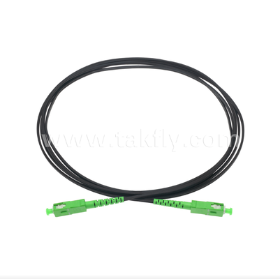 SC/APC tot SC/APC FTTH Indoor Flat Drop Patch Chord -Simplex, vooraf beëindigd, anti-vibratie voor snelle inbouwontplooiing