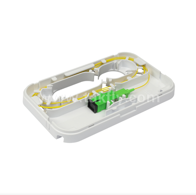 TKS-1806-01D Glasvezel Wanddoos – 1-poorts aansluiting voor FTTH en Werkplek Subsystemen