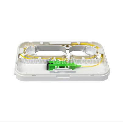 TKS-1806-01D Glasvezel Wanddoos – 1-poorts aansluiting voor FTTH en Werkplek Subsystemen