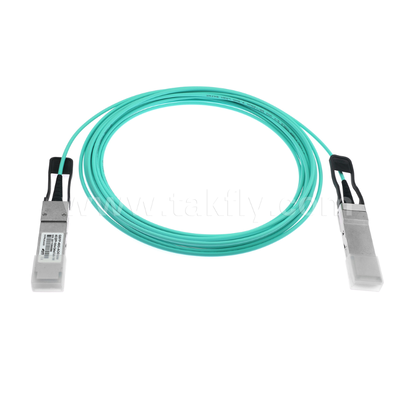 40G QSFP+ actief optisch kabel 4 kanaal full-duplex, 11,3 Gbps per lijn, laag vermogen, warm aansluitbaar