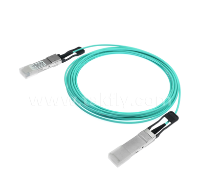 40G QSFP+ actief optisch kabel 4 kanaal full-duplex, 11,3 Gbps per lijn, laag vermogen, warm aansluitbaar