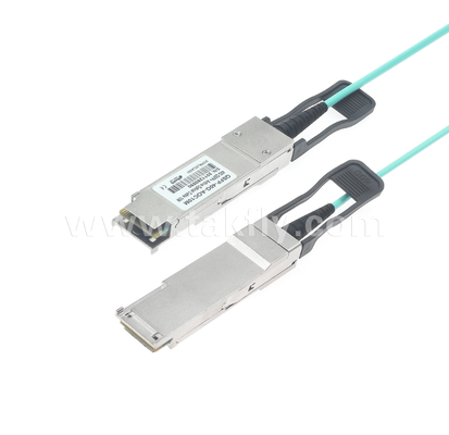 40G QSFP+ actief optisch kabel 4 kanaal full-duplex, 11,3 Gbps per lijn, laag vermogen, warm aansluitbaar
