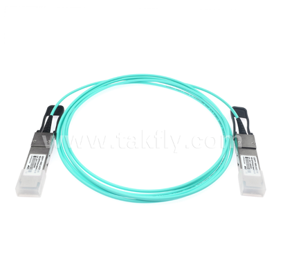 100G QSFP28 Actieve optische kabel (AOC) 4×25G, tot 104 Gbps, 3-70m, VCSEL-array, laag vermogen < 3,5 W, QSFP28 tot QSFP28