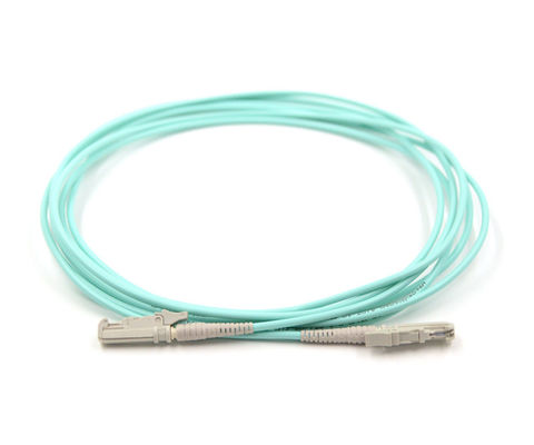 E2K aan E2K het Koord van de MM.vezel Kabel 850nm Aqua Fiber Optic Cable Patch