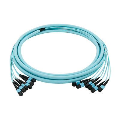 Multimode van de de vezel optische 50/125um doorbraak van MPO MTP kabel van de vezel optische mtp