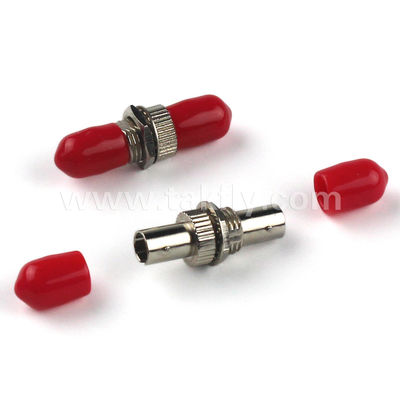 Metalen adapter voor enkelmodus Simplex ST voor naadloze vezelverbindingen