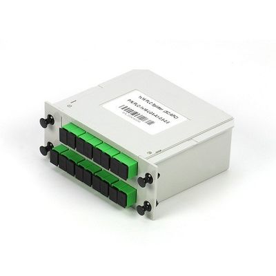 Cassettetype van 1*16 SC/APC SM G657A1 LGX Vezel Optische PLC Splitser in Netwerk