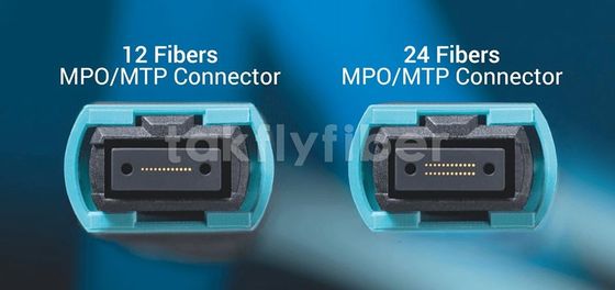 50/125um Fiber Mode MPO/LC Fanout Trunk Cable met 0,35dB Max Insertion Loss en PVC/LSZH Outer Sheath