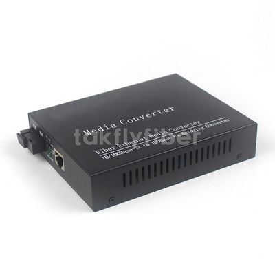10KM tot 120KM 10/100M SC Single Fiber Media Convertor voor Ethernet-Netwerk