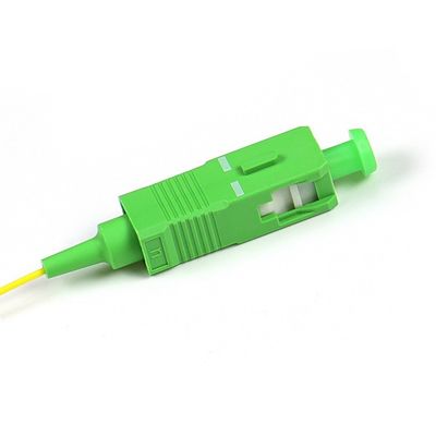 Simplex 1.5m APC 900µM van Sc van de Vezel Optische Vlecht Singlemode OS2