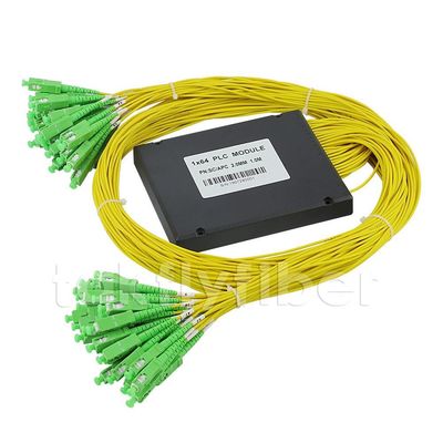 Plastic ABS Module1x64 PLC Vezelsplitser voor het Netwerk van FTTX PON
