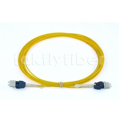 Polariteit Roterende 2,0 mm LC PC Uniboot Duplex Glasvezel Patch Cord met G657A1 Fiber for Network
