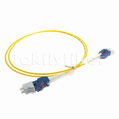 Polariteit Roterende 2,0 mm LC PC Uniboot Duplex Glasvezel Patch Cord met G657A1 Fiber for Network