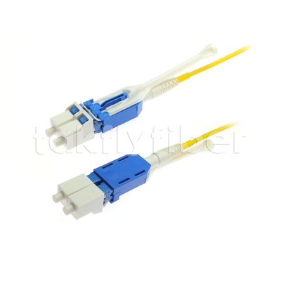 Uniboot Duplex Fiber Optic Patchcord 2.0mm Diameter met G657A1 Fiber en LSZH Jacket LC PC Connector