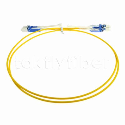 Uniboot Duplex Fiber Optic Patchcord 2.0mm Diameter met G657A1 Fiber en LSZH Jacket LC PC Connector
