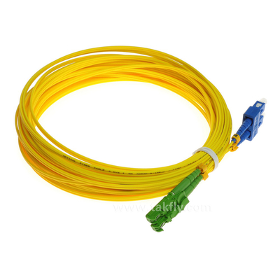 E2000-Sc Duplexvezel Optische Kabel 5 Meters de Enige van de de Wijze Optische Vezel van FTTH Kabel