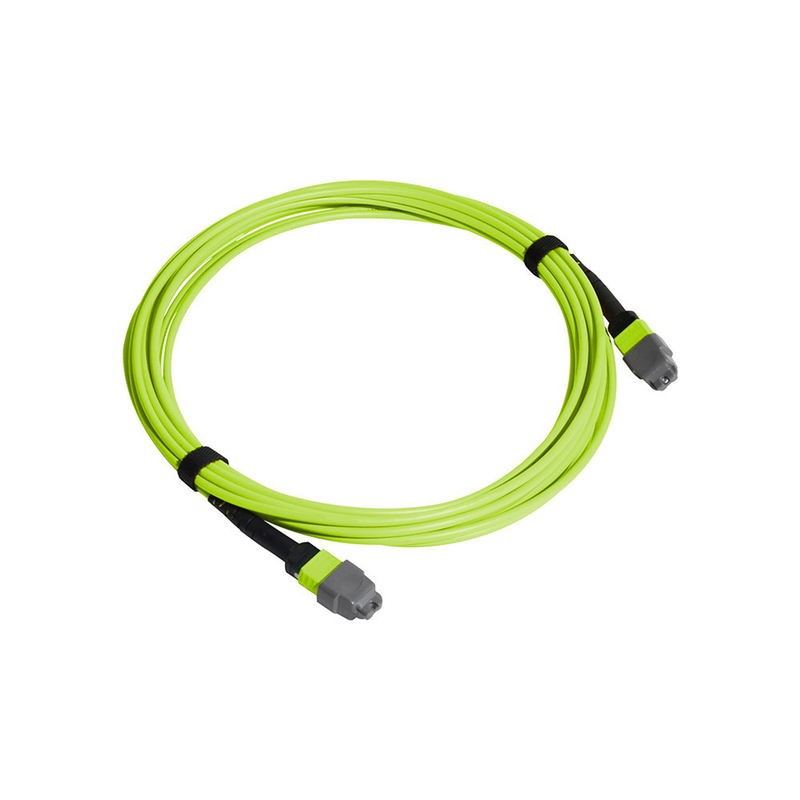 Multi-Mode 24-Fiber Lime Groen MPO MTP Kabel Glasvezel Kabel 20m Lengte Optimaal temperatuurbereik