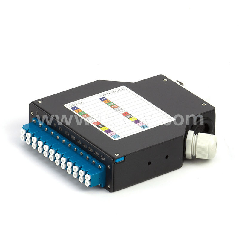 Terminalbox DIN Rail Mounted Aluminium LC/Sc Sx/Dx Glasvezel voor Telecom FTTX