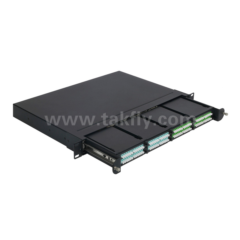 1U Rack Mount 24F MPO-LC MTP Patch Panel High Density 96F Voor datacenters