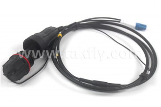 Fullaxs-DLC waterdicht vezelpatch kabel voor LTE LSZH Buitenste omhulsel materiaal 5,0 mm kabeldiameter