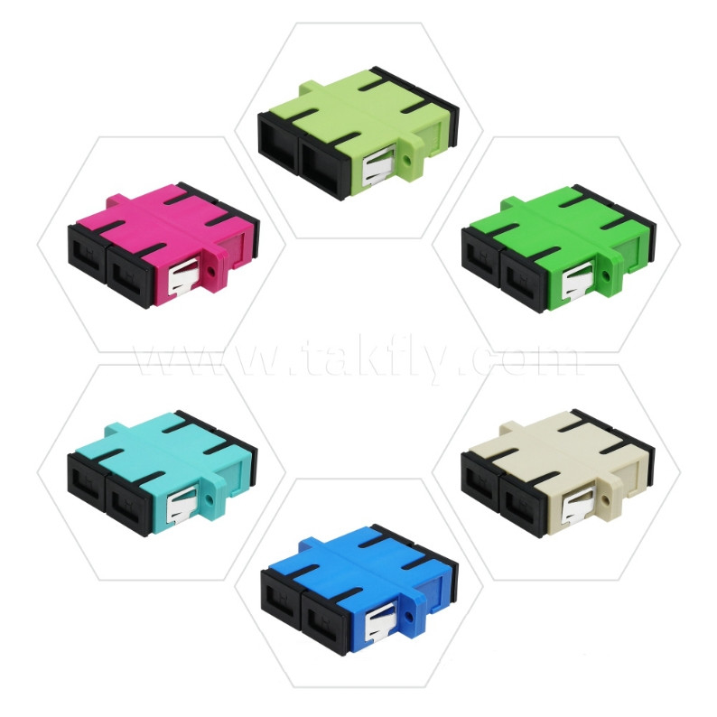 Aanpasbare glasvezel-adapterkabelcoupler SC APC/UPC Simplex/Duplex voor datacenters FTTH Multicore