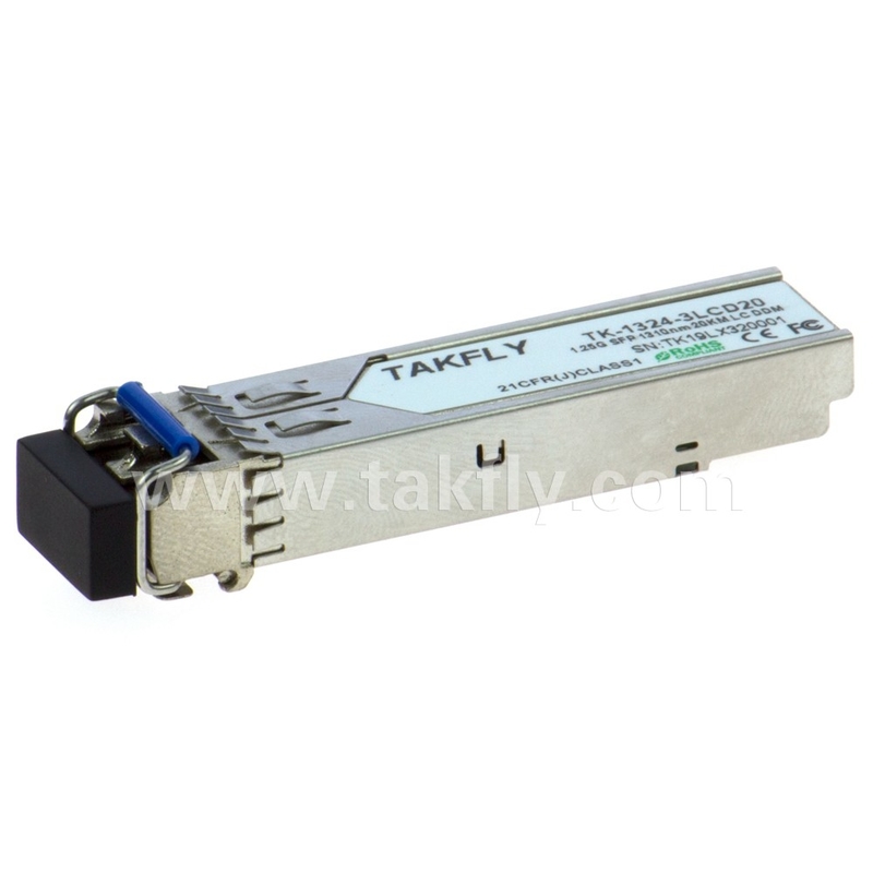 1.25G SFP 1310nm 20KM SMF DDM LC CISCO JUNIPER HUAWEI COMPATIBELE SFP Optische transceivermodule
