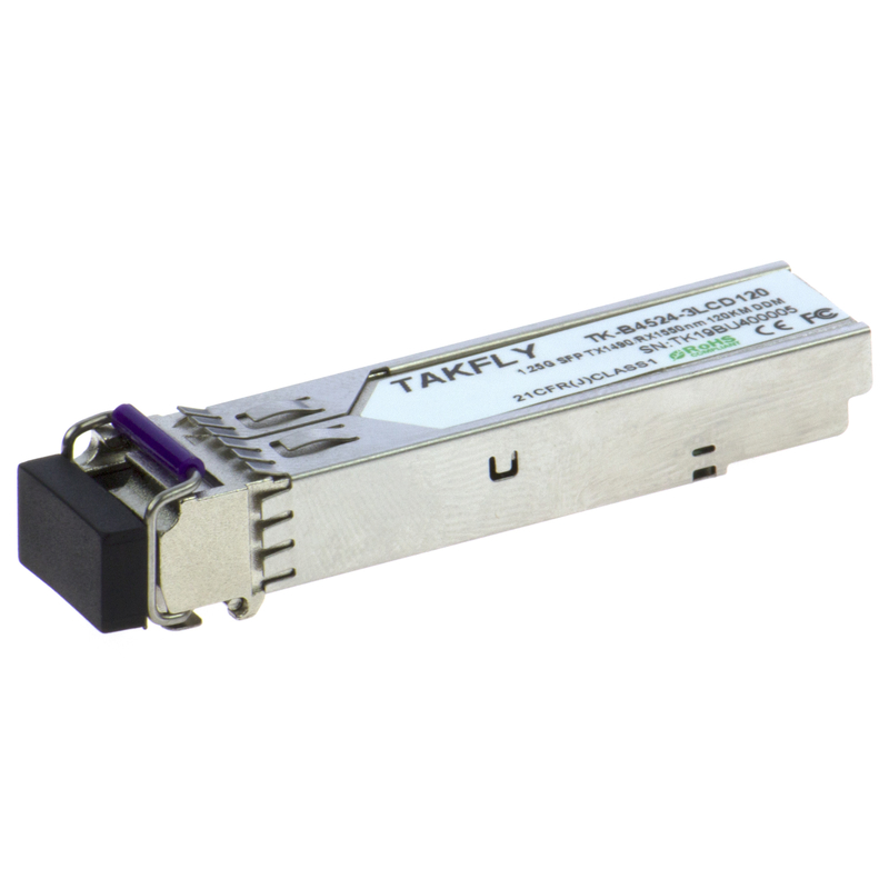 1.25G SFP BIDI Transceiver Tx1490/Rx1550nm 120KM SMF DDM LC CISCO JUNIPER HUAWEI COMPATIBEL