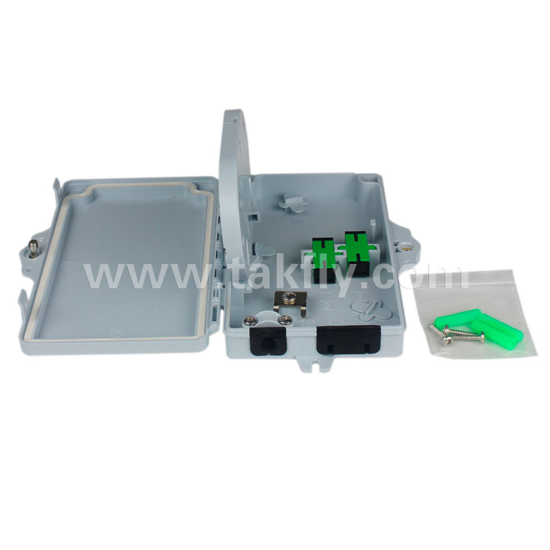 Telecommunicatie Abonnee Loop FTTH Fiber Optic Termination Box 100*80*25 voor snelle verbinding