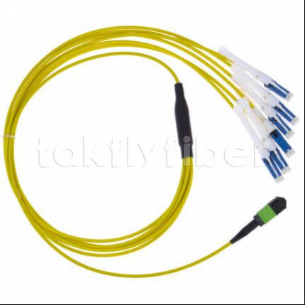 Duurzaam glasvezel-patchkabel voor telecom met ≤ 0,3 dB invoegverlies en 50/125 glasvezeldiameter