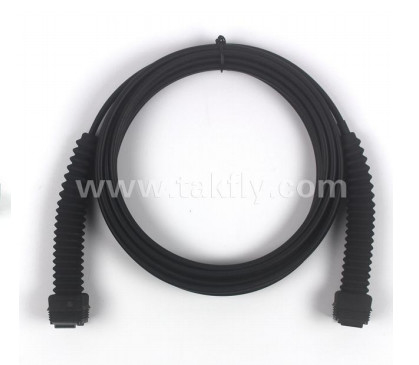 NSN-DLC waterdicht vezelpatch kabel voor LTE LSZH Buitenste omhulsel materiaal 5,0 mm kabeldiameter