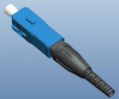 SC UPC/APC Type Fast Fiber Optic Connector Mechanical embedded Tech met 125μm 652 657 Fiber Diameter
