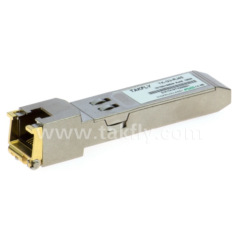 10/100BASE-T koper SFP-transceiver ondersteunt SFP-gebaseerde schakelaar100Base-FX-poorten met APC-poetstype