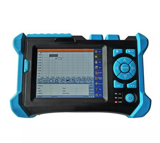 Optische tijdsgebied reflectometer otdr Grote touchscreen sneltoetsen Gemakkelijk te bedienen