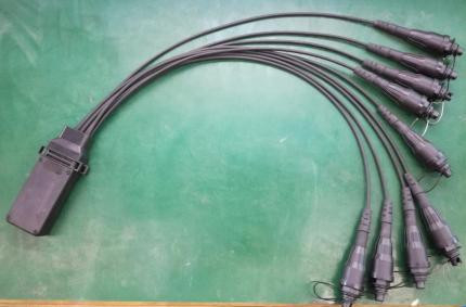 OM1/OM2 SuperTap-connector voor vezeltype Snelle installatie voor Mini FiberHub