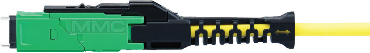 Compacte vezeldiameter 50/125 MMC Connector oplossingen Op maat gemaakte kleuroptie