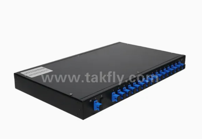 Gpon Epon 32 Port Rack Mount Fiber Optical Splitter Sc/APC Connector Hoge betrouwbaarheid en stabiliteit
