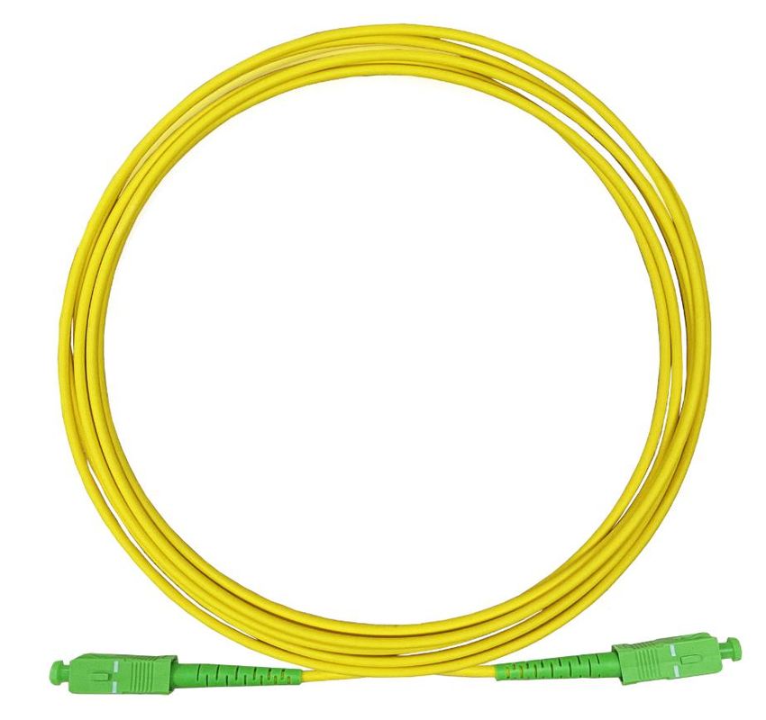 SC/APC-SC/APC Simplex patch cord LSZH/PVC UPC en APC