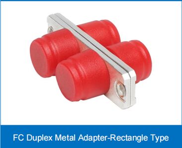 FC Duplex Metal Adapter - Rechthoekig Type APC Groen SM/MM Lage IL