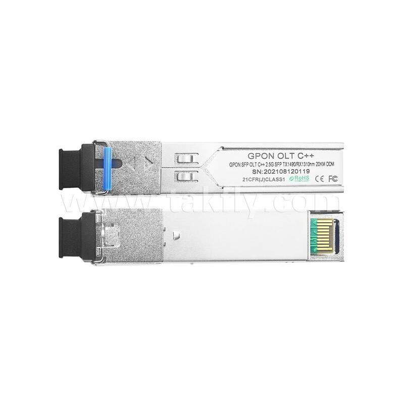 SFP Optische Transceiver Module GPON OLT Klasse C++ voor Datacenter FTTH FTTX