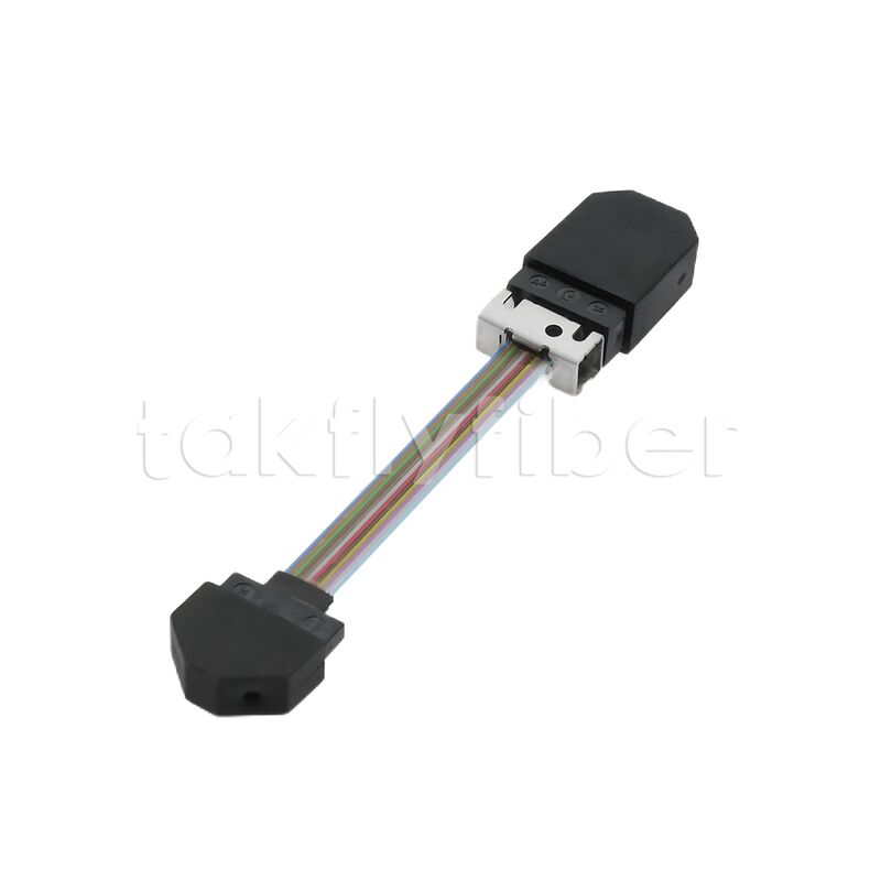MT-MT-vezeloptisch patchkabel met design van het linttype voor QSFP28 en andere parallelle optische modules