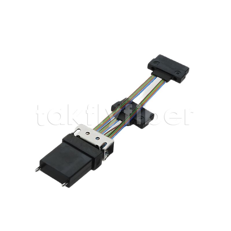 High Speed Low Loss Customisable MT Assembly Fiber Optic Patchcord voor QSFP-modules