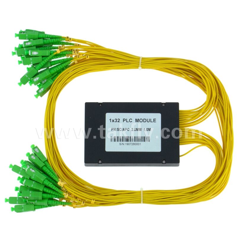 PLC Splitter ABS box 1xN SC APC/UPC Glasvezel voor Fttx Telecom Data Center